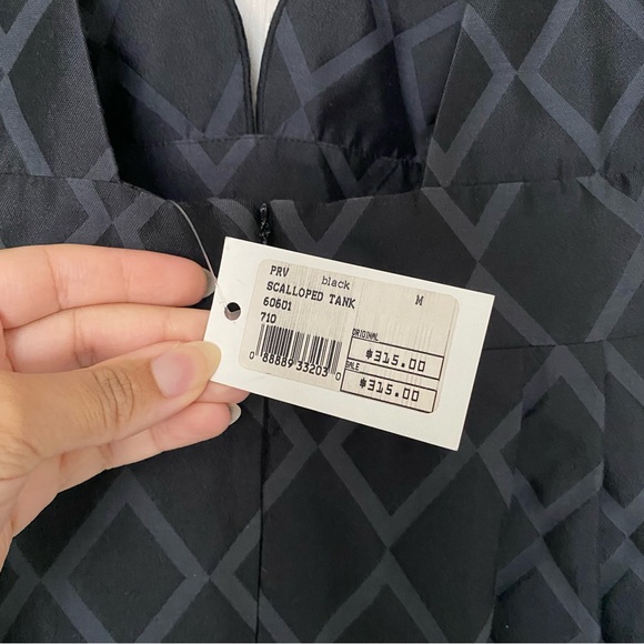 Privee Black Silk Mini Dress - Picture 8 of 8